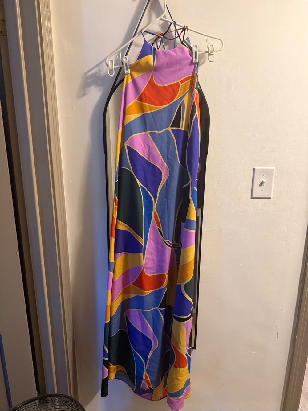 Vici Color Block Halter Dress